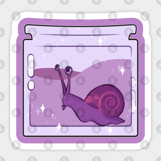 Snail Sticker by Meeko_Art